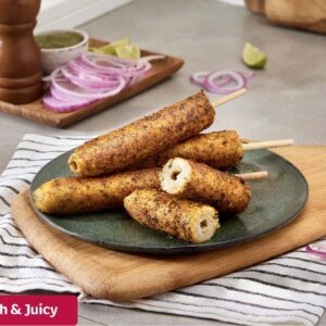 Afghani Murgh Seekh Kebab